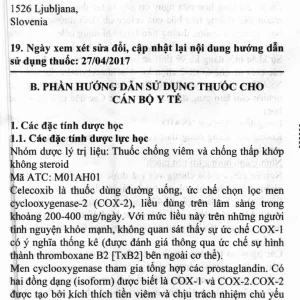 Thuốc Cofidec 200mg Sandoz giảm đau và giảm sưng mô mềm trong bệnh thoái hóa khớp (2 vỉ x 10 viên)
