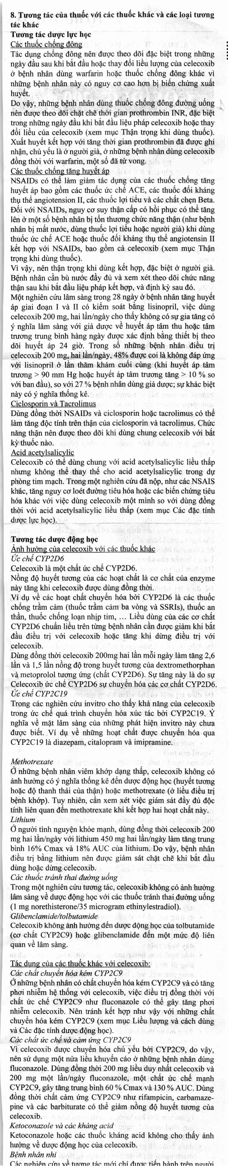 Thuốc Cofidec 200mg Sandoz giảm đau và giảm sưng mô mềm trong bệnh thoái hóa khớp (2 vỉ x 10 viên)