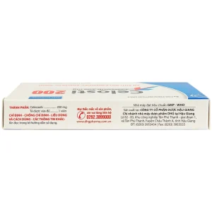 Thuốc Celosti 200 DHG điều trị thoái hóa khớp, viêm khớp dạng thấp (2 vỉ x 10 viên)