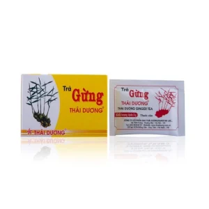 Trà Gừng Thái Dương điều trị cảm lạnh, nôn mửa, thổ tả (10 gói x 3g)