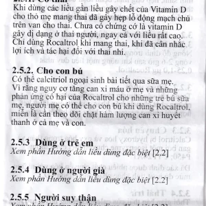 Thuốc Rocaltrol 0.25mcg Catalent điều trị chứng loãng xương sau mãn kinh (30 viên)