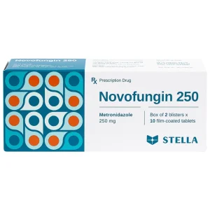 Thuốc Novofungin 250 Stella điều trị và phòng ngừa nhiễm khuẩn kỵ khí (2 vỉ x 10 viên)