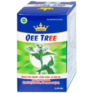 Viên uống Qee Tree Kingphar tăng độ bền thành mạch, nhuận tràng, chống táo bón (60 viên)