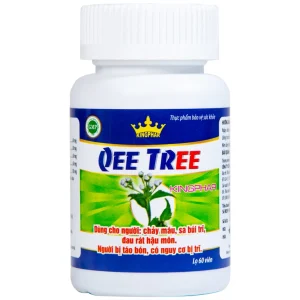 Viên uống Qee Tree Kingphar tăng độ bền thành mạch, nhuận tràng, chống táo bón (60 viên)