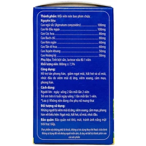 Viên uống Agera Extra Kingphar hỗ trợ giảm ngạt mũi, hắt hơi (60 viên)