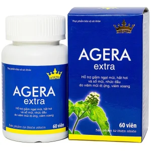Viên uống Agera Extra Kingphar hỗ trợ giảm ngạt mũi, hắt hơi (60 viên)