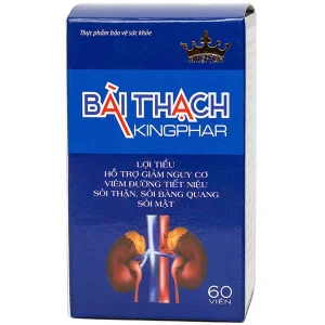 Viên uống Bài Thạch Kingphar lợi tiểu, hỗ trợ giảm nguy cơ viêm đường tiết niệu (60 viên)