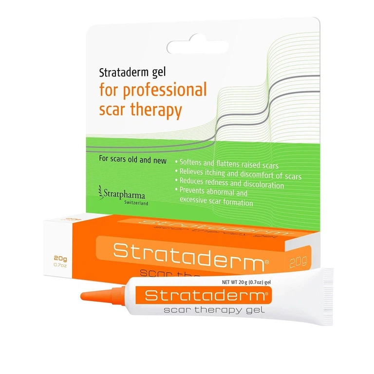 Gel Strataderm for professional scar therapy 20g hỗ trợ điều trị sẹo mổ, sẹo cũ lâu năm