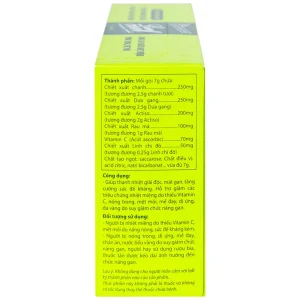 Bột sủi Thanh Nhiệt Livecool Nam Dược hương dưa gang hỗ trợ giải độc, mát gan (10 gói x 7g)