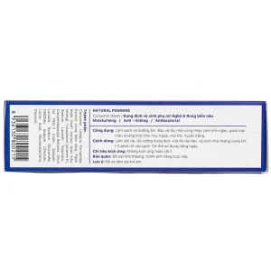 Dung dịch vệ sinh phụ nữ Natural Feminine Curcumin Wash 100ml làm sạch, dưỡng ẩm da nhạy cảm
