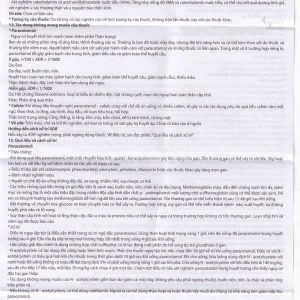 Viên nén Pasepan Hataphar hạ sốt, giảm đau, điều trị cảm lạnh, cảm cúm, nhức đầu (50 vỉ x 10 viên)