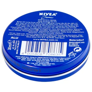 Kem Nivea Creme hỗ trợ dưỡng ẩm, bảo vệ và nuôi dưỡng làn da mềm mại (30ml)