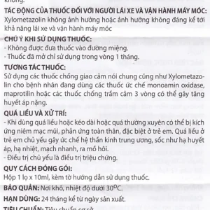 Thuốc nhỏ mũi Jazxylo Gia Nguyễn giảm ngạt mũi, sổ mũi, sung huyết (10ml)