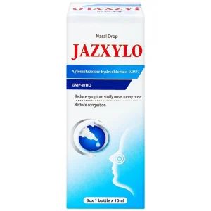 Thuốc nhỏ mũi Jazxylo Gia Nguyễn giảm ngạt mũi, sổ mũi, sung huyết (10ml)