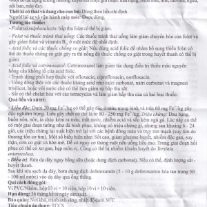 Thuốc Uniferon B9 Mediplantex điều trị thiếu máu do thiếu sắt và acid folic (3 vỉ x 10 viên)