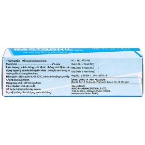 Thuốc mỡ Bactronil 2% Agio điều trị các nhiễm khuẩn da (5g)