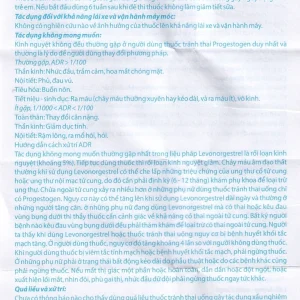 Thuốc tránh thai hằng ngày Newlevo Babiophar (1 vỉ x 28 viên)