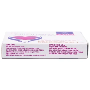 Thuốc Siloflam 100 Flamingo điều trị rối loạn cương dương (1 vỉ x 4 viên)