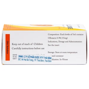 Dung dịch nhỏ tai ILLixime 0.3% Hanlim điều trị viêm tai ngoài, viêm tai giữa mạn tính (5ml)