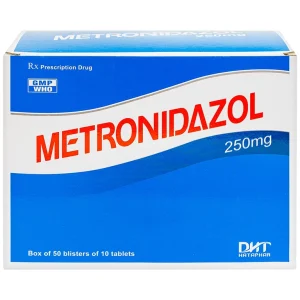 Viên nén Metronidazol 250mg Hataphar điều trị các chứng nhiễm khuẩn, viêm lợi (50 vỉ x 10 viên)
