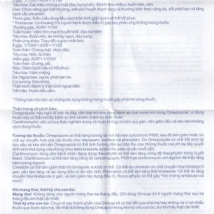 Thuốc Omicap-Kit Micro điều trị viêm dạ dày mãn tính, loét dạ dày - tá tràng (7 kít)