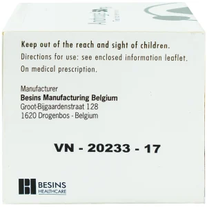 Gel bôi da Androgel 50mg/5g Besins hỗ trợ điều trị thiểu năng tuyến sinh dục nam giới (30 gói x 5g)