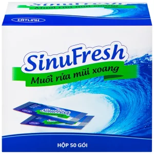 Muối rửa mũi xoang SinuFresh làm sạch dịch nhầy (50 gói)