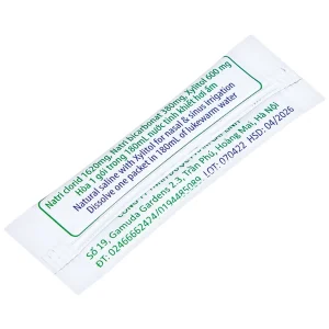 Muối rửa mũi xoang SinuFresh làm sạch dịch nhầy (50 gói)