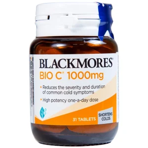 Viên uống Blackmores Bio C 1000mg bổ sung vitamin C, tăng cường sức khỏe (31 viên)