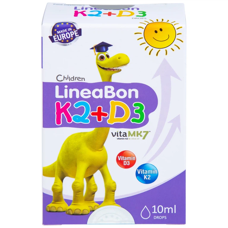 Dung dịch LineaBon K2+D3 ErgoPharm hỗ trợ bổ sung Vitamin (10ml)