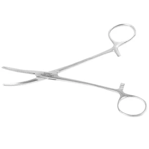 Pen gắp cong không mấu Electro Bismed dùng kẹp bông băng, băng gạc rửa vết thương (1 cái x 16cm)