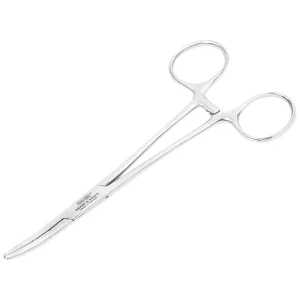 Pen gắp cong không mấu Electro Bismed dùng kẹp bông băng, băng gạc rửa vết thương (1 cái x 16cm)