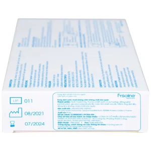 Dung dịch nước muối Fysoline 5ml không chất bảo quản kháng khuẩn (20 ống)