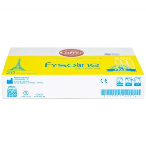Dung dịch nước muối Fysoline 5ml không chất bảo quản kháng khuẩn (20 ống)