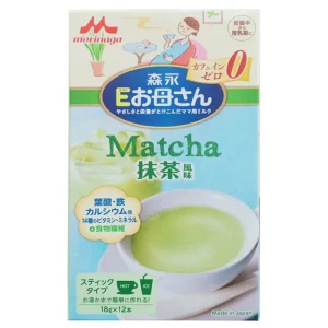 Sữa bầu Morinaga vị trà xanh cung cấp vitamin và khoáng chất cho thời kỳ mang thai và cho con bú (12 gói x 18g)