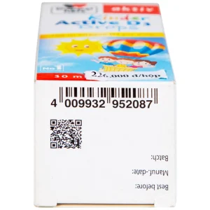 Siro Kinder Active D3 Drops Doppelherz Aktiv bổ sung vitamin D3, tăng cường sức đề kháng (30ml)