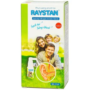Phun sương vệ sinh tai Raystan sạch ráy, hết ngứa (12ml)