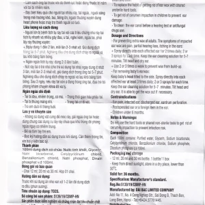 Phun sương vệ sinh tai Raystan sạch ráy, hết ngứa (12ml)