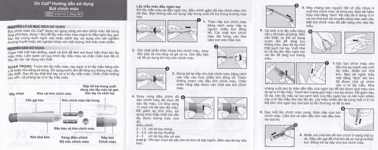 Máy đo đường huyết On Call Plus ACON - không kèm que