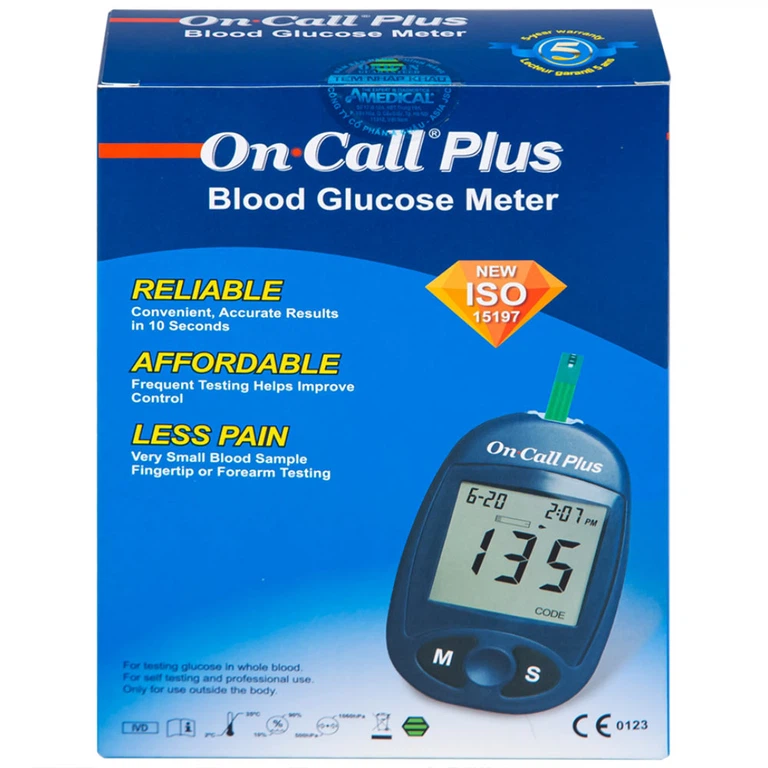 Máy đo đường huyết On Call Plus ACON - không kèm que