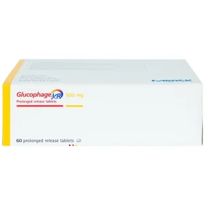 Thuốc Glucophage XR 500mg Merck điều trị tiểu đường típ 2 (4 vỉ x 15 viên)