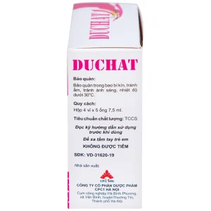 Dung dịch uống Duchat CPC1 dự phòng trường hợp thiếu Vitamin và Acid Amin (4 vỉ x 5 ống x 7.5ml)