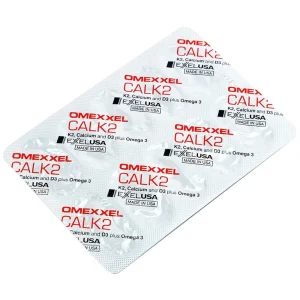 Viên uống Omexxel Calk2 Excelife bổ sung Canxi, Vitamin D3 (3 vỉ x 10 viên)