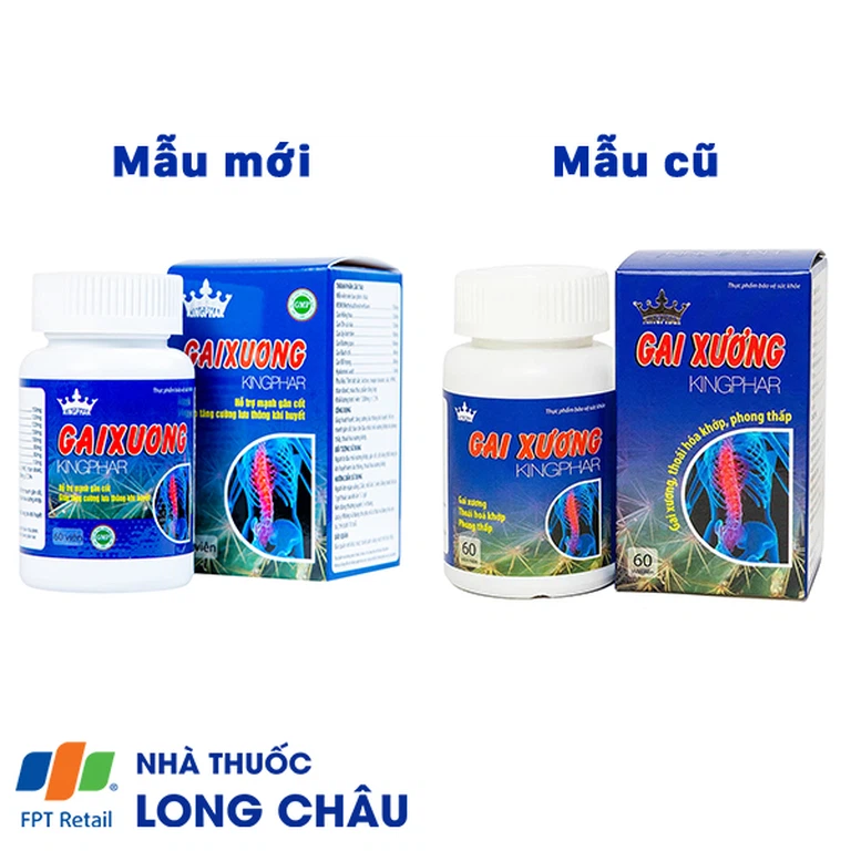 Viên uống Gai Xương Kingphar hoạt huyết, tăng cường lưu thông khí huyết (60 viên)