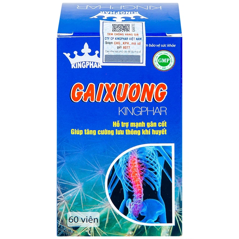 Viên uống Gai Xương Kingphar hoạt huyết, tăng cường lưu thông khí huyết (60 viên)