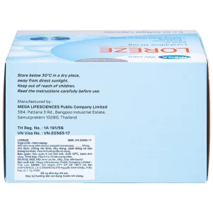 Viên nang mềm Loreze 10mg MEGA We care điều trị viêm mũi dị ứng, mày đay (5 vỉ x 10 viên)