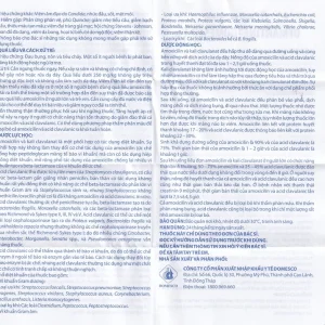 Thuốc Ofmantine - Domesco 1g điều trị nhiễm khuẩn đường hô hấp, viêm amidan (2 vỉ x 7 viên)