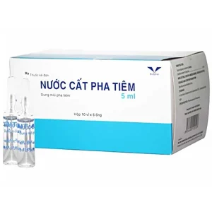 Nước cất pha tiêm Bidiphar (10 vỉ x 5 ống x 5ml)