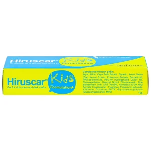 Gel Hiruscar Kids Medinova giúp sẹo mờ dần, phẳng và mềm hơn (10g)