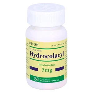 Thuốc Hydrocolacyl 5mg Khapharco chống viêm, chống dị ứng, ức chế miễn dịch (100 viên)